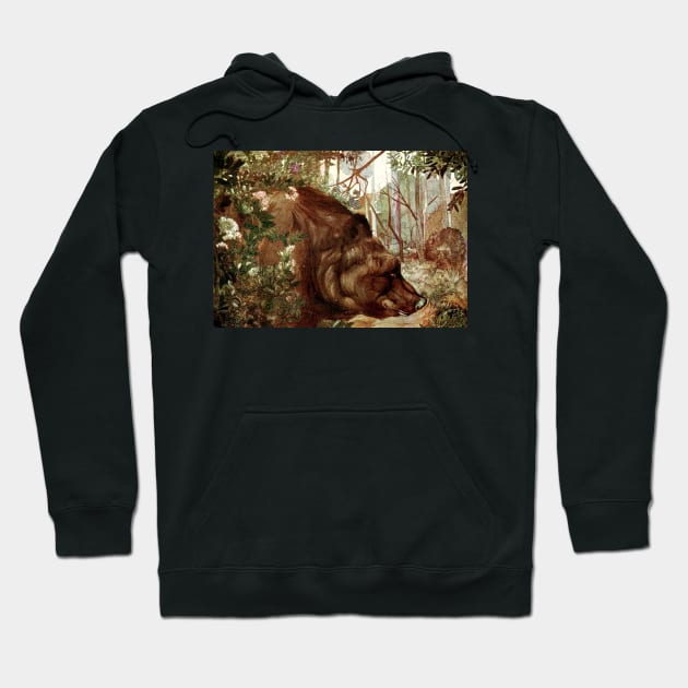 Jungle Book - Baloo in the Forest - E.J. and Maurice Detmold Hoodie by forgottenbeauty